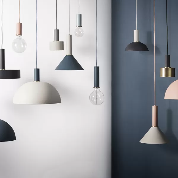 Best Ferm Living Abat-Jour Cone - Gris Clair