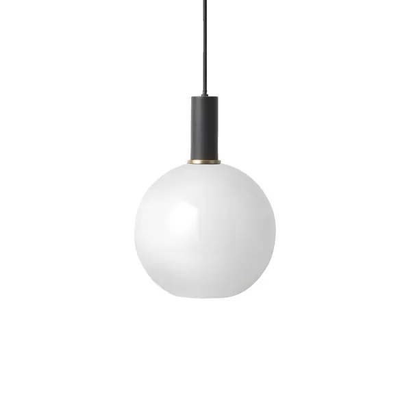 Fashion Ferm Living Abat-Jour Sphere Opal - Blanc