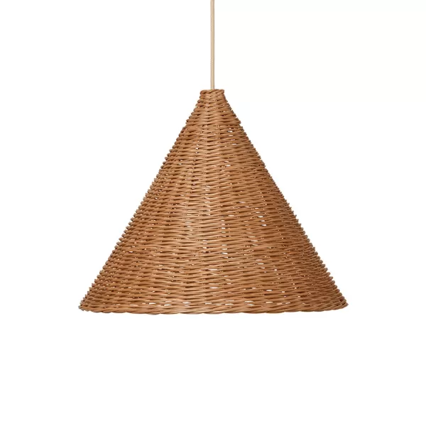 Cheap Ferm Living Abat-Jour Suspension Dou Rotin - O 45 Cm - Naturel