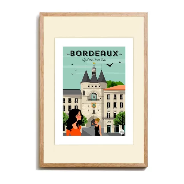 Discount Les Petits Yéyés Affiche Bordeaux Douce France - 30 X 40 Cm