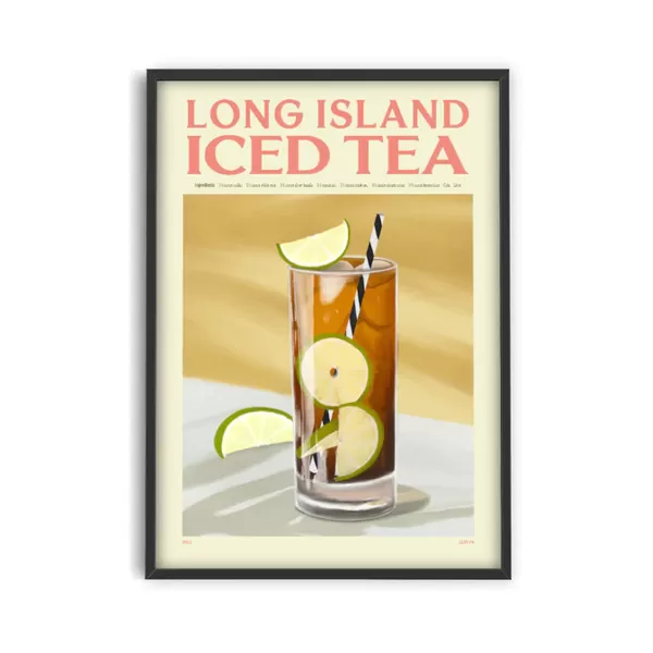 Flash Sale PSTR Studio Affiche Cocktail - Elin Pk - Long Island Iced Tea