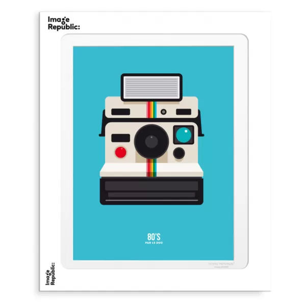 Hot Image Republic Affiche Le Duo 80'S Pola - 40 X 50 Cm