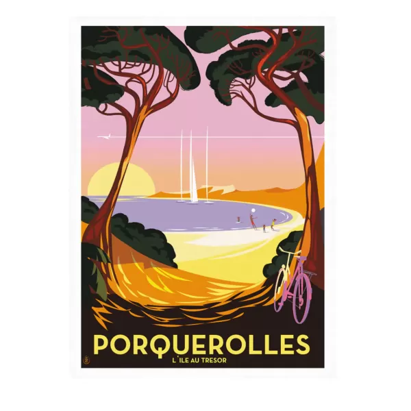 Best Sale Image Republic Affiche Monsieur Z Porquerolles - 40 X 50 Cm