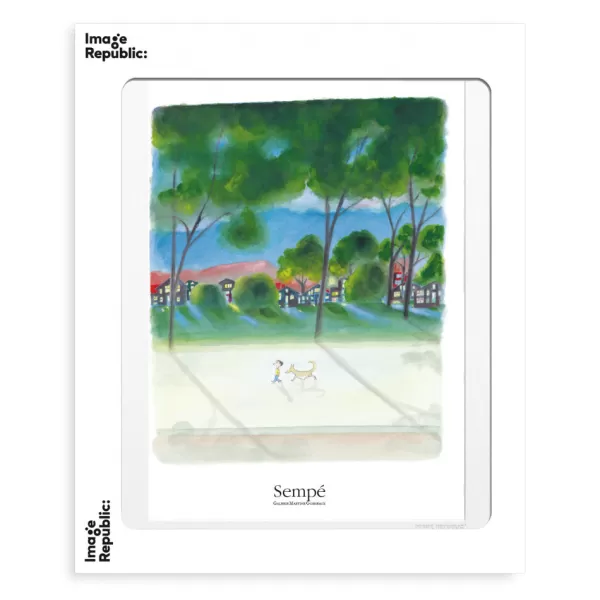 Hot Image Republic Affiche Sempe Chien Enfant - 40 X 50 Cm