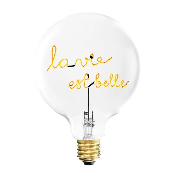 Discount Elements Lighting Ampoule La Vie Est Belle E27 - Ambre