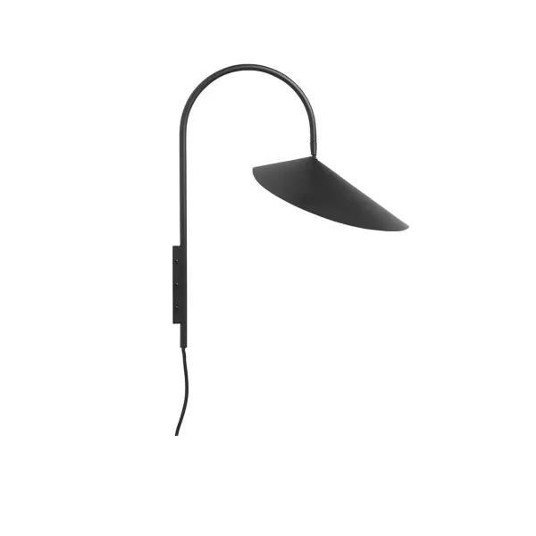 Sale Ferm Living Applique Arum H 47 Cm - Noir