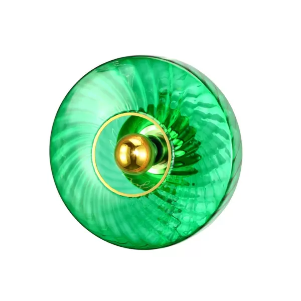 Best Sale Elements Lighting Applique Roxanne - 20 Cm - Vert Emeraude