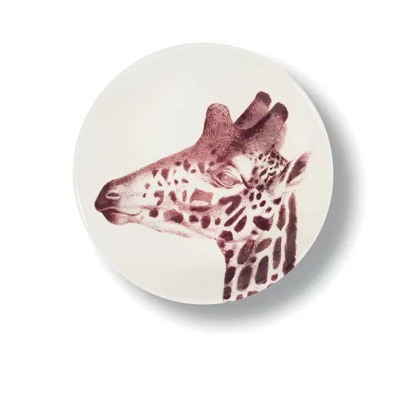 Fashion Sélectionné par Fleux Assiette Creuse Girafe En Porcelaine - O 20 Cm