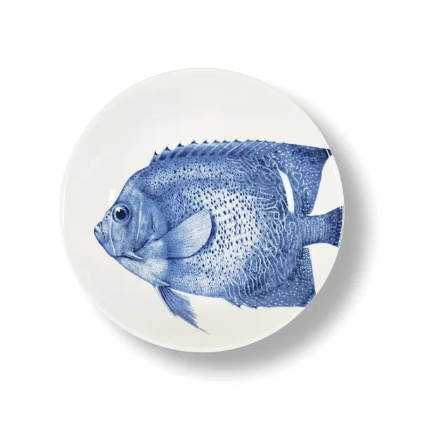 Best Sale Sélectionné par Fleux Assiette Creuse Poisson En Porcelaine - O 20 Cm