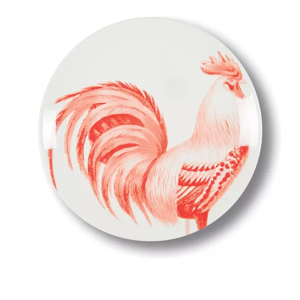 Cheap Sélectionné par Fleux Assiette Plate Coq En Porcelaine - O 27 Cm