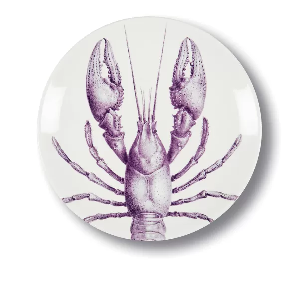 Online Sélectionné par Fleux Assiette Plate Homard En Porcelaine - O 27 Cm