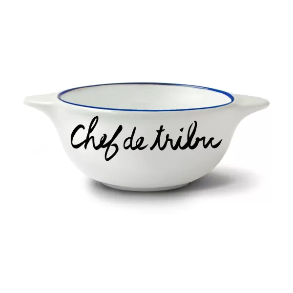 Clearance Pied de Poule Bol Breton En Faience - Chef De Tribu