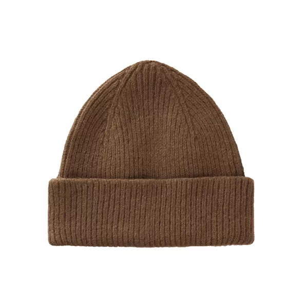 Best Sale Le Bonnet Bonnet En Laine Caregora - Marron Walnut