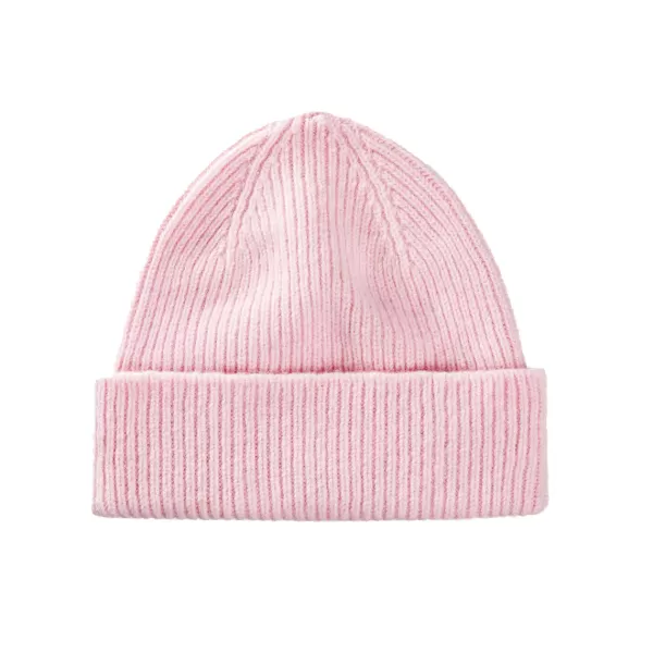 New Le Bonnet Bonnet En Laine Melangee - Rose Blush