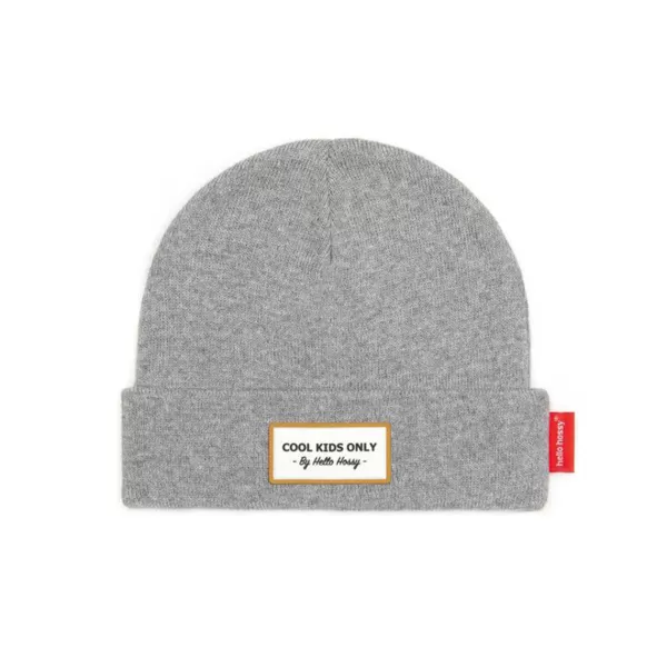 Flash Sale Hello Hossy Bonnet Urban En Coton Biologique - Gris