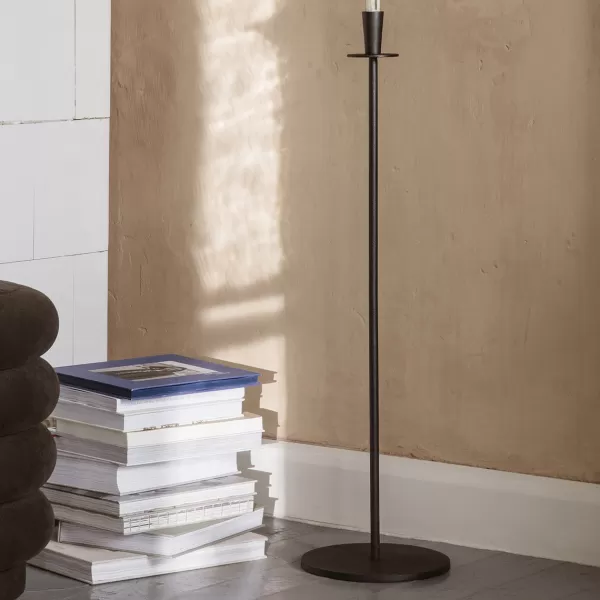 Online Ferm Living Bougeoir Hoy Casted - H 86 Cm - Noir