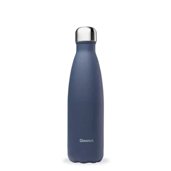 Cheap Qwetch Bouteille Isotherme 500 Ml Granite - Bleu Nuit