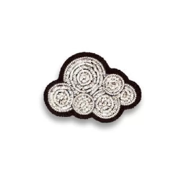 Best Sale Macon&Lesquoy Broche Nuage Cumulus - Argent