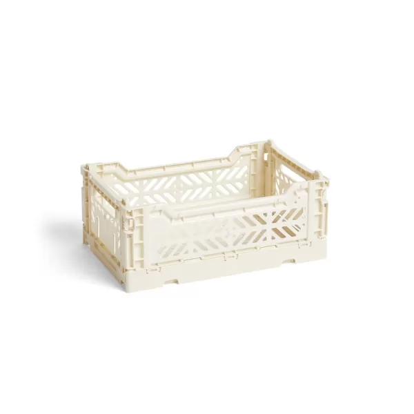 Shop Hay Caisse Crate S - Blanc Creme