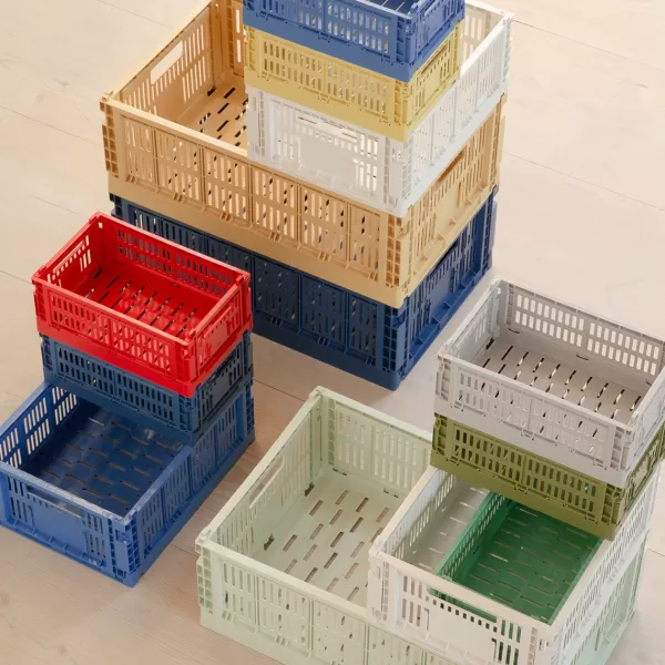 Online Hay Caisse Crate S - Bleu Fonce