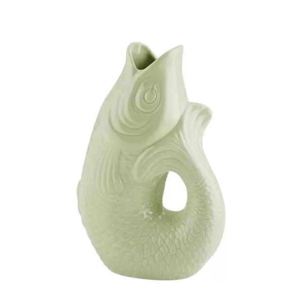 Cheap Sélectionné par Fleux Carafe / Vase Monsieur Carafon Poisson - Vert Mousse