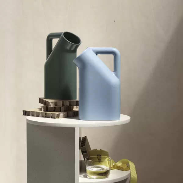 Shop Muuto Carafe Tub En Ceramique Bleu