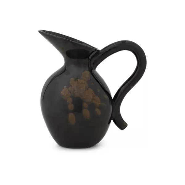 Fashion Ferm Living Carafe Verso En Gres - Noir/Brun