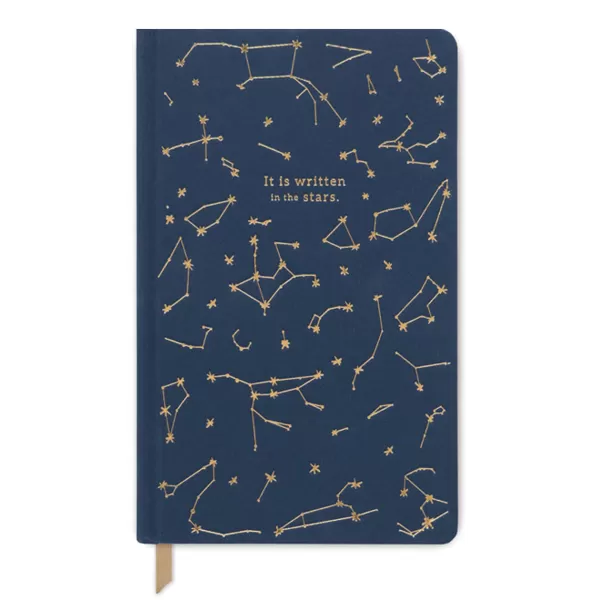 New Sélectionné par Fleux Carnet Constellations - Bleu Marine