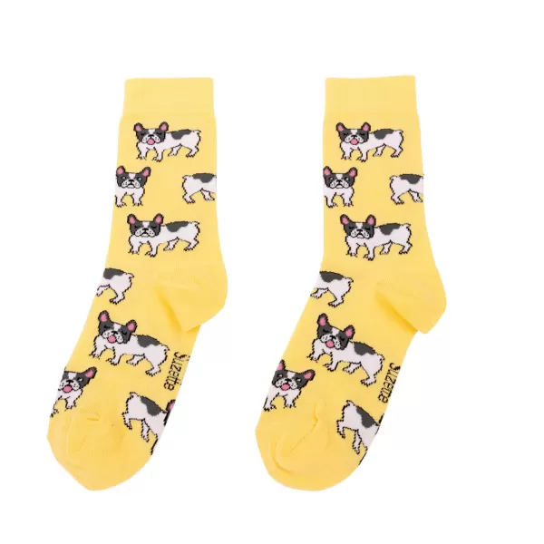 Cheap Coucou Suzette Chaussettes Bouledogue 35/44 - Jaune