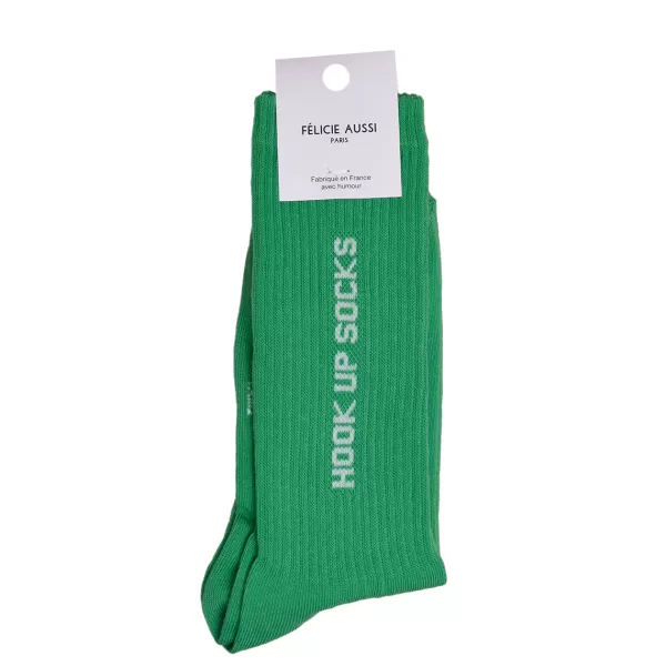 Best Félicie Aussi Chaussettes Hook Up Socks 40/45 - Vert