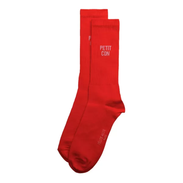 Hot Félicie Aussi Chaussettes Petit Con 40/45 - Rouge