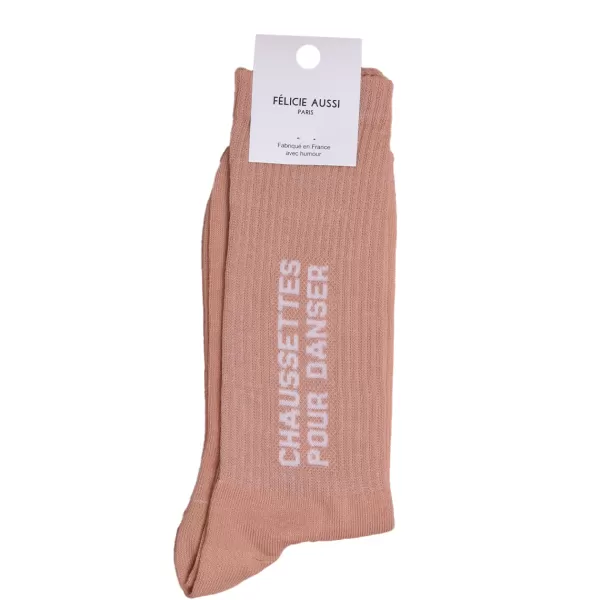 Cheap Félicie Aussi Chaussettes Pour Danser 36/40 - Rose Fanee