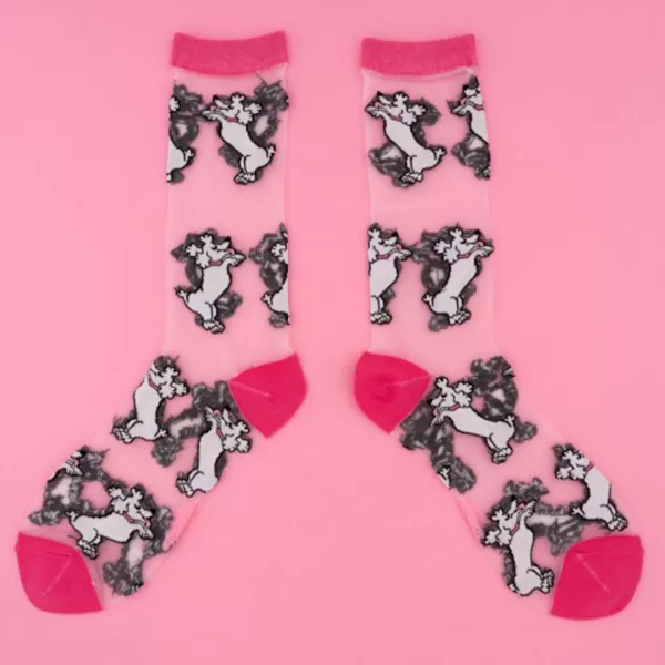 Shop Coucou Suzette Chaussettes Transparentes Caniche