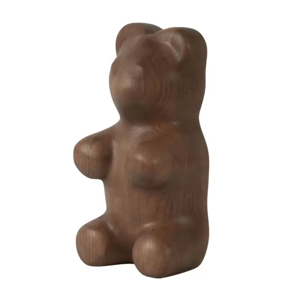 Sale BoyHood Figurine Ours En Guimauve - Chene Fume - H 23Cm