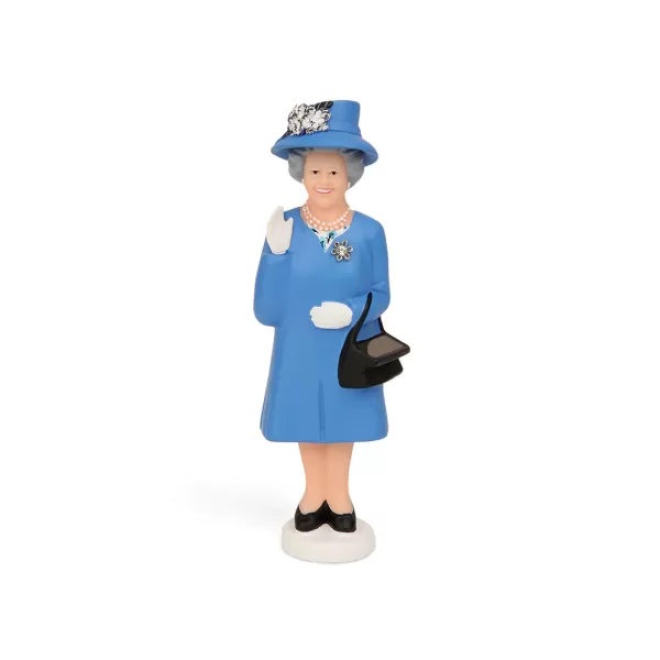 Clearance Sélectionné par Fleux Figurine Reine Solaire - Elisabeth Ii - Edition Derby - Bleu