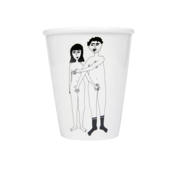 Store Helen B Gobelet Couple Nu De Face En Porcelaine