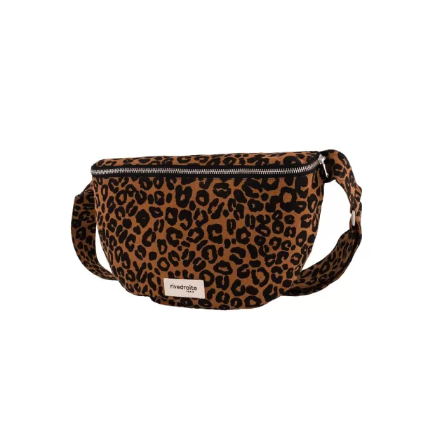 Clearance Rive Droite Paris Grande Banane Custine En Coton Recycle - Leopard