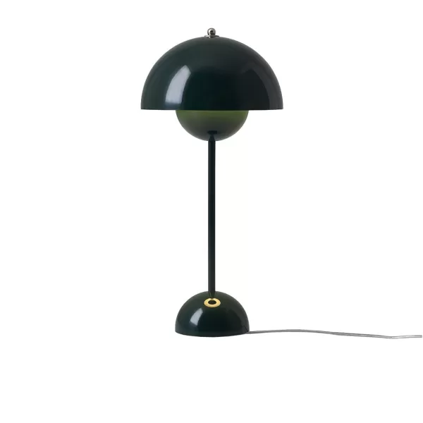 Fashion And Tradition Lampe A Poser Flowerpot Vp3 By Verner Panton - Vert