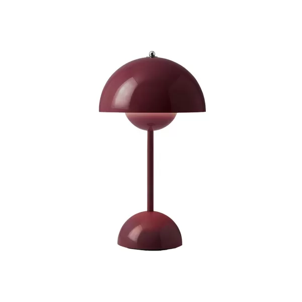 Clearance And Tradition Lampe A Poser Flowerpot Vp9 Sans Fil - Dark Plum