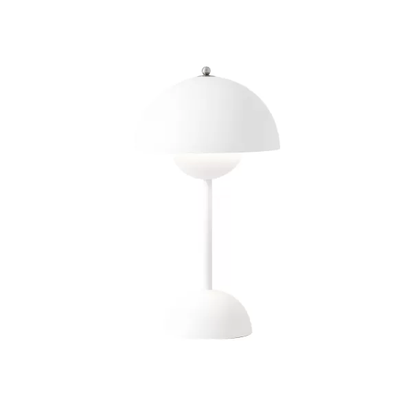 Hot And Tradition Lampe A Poser Sans Fil Flowerpot Vp9 - Blanc Mat