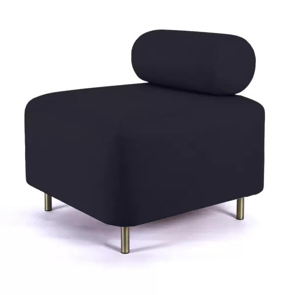 Online ENOstudio Ottoman Bovari Velours Bleu Nuit Riviera 79