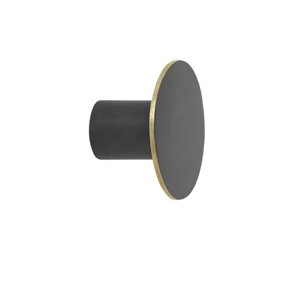 Clearance Ferm Living Patere Flat Circle Noir Pm