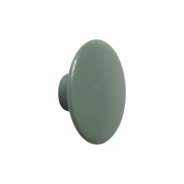 Shop Muuto Patere The Dots - Bois Vert Fonce