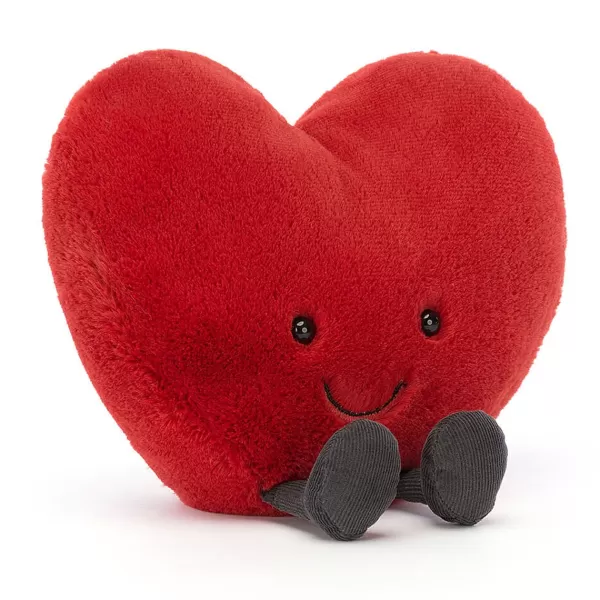 Fashion Jellycat Peluche Amusante Coeur L - Rouge