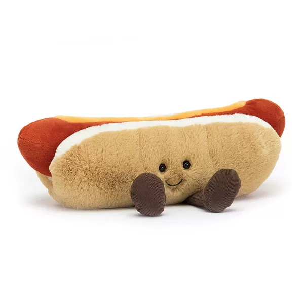 Clearance Jellycat Peluche Amusante Hot Dog