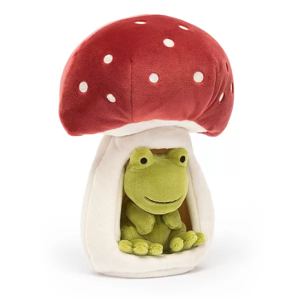 New Jellycat Peluche Grenouille De La Faune Forestiere