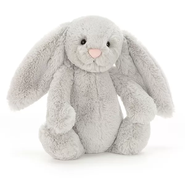 Sale Jellycat Peluche Lapin Bashful - H 31 Cm - Argent