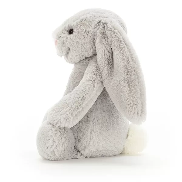 Sale Jellycat Peluche Lapin Bashful - H 31 Cm - Argent