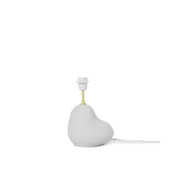 Outlet Ferm Living Pied De Lampe Hebe H 30 Cm - Blanc Casse