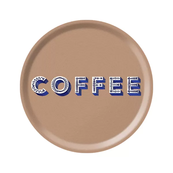 Cheap Sélectionné par Fleux Plateau Coffee - O 31 Cm - Marron